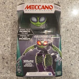 Meccano Micronoid Switch Programmable Robot Building Kit NEW in Box Never Opened